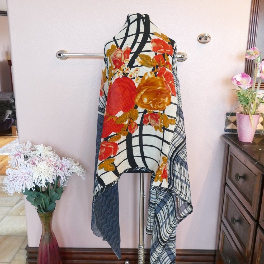 XL Floral Body Scarf